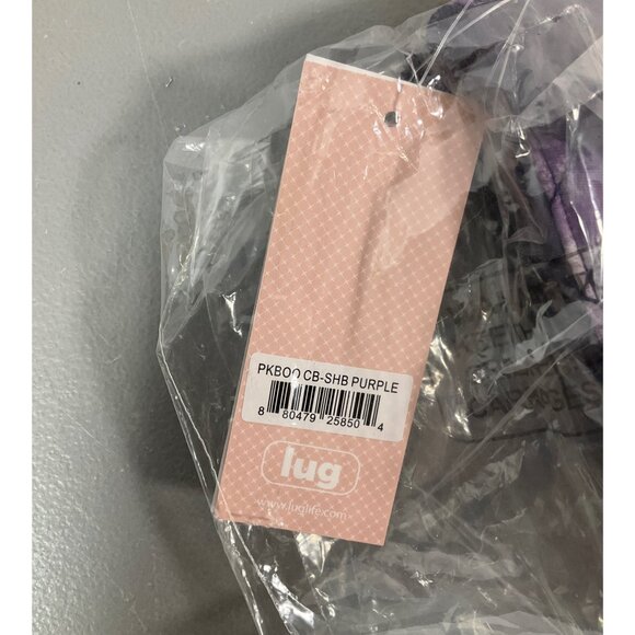 Lug Peekaboo Shibori Purple Crossbody Phone Pouch - Unisex, Zipper Closure, Styl - Picture 1 of 7